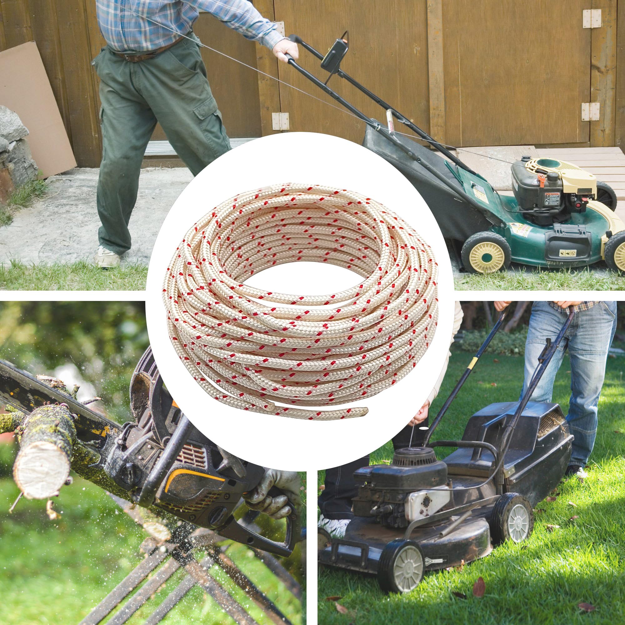 YGQ heavy-duty nylon 66 braid resists wear during routine starting.