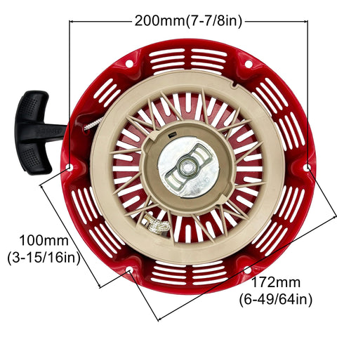 YGQ pull cord nylon66 rope for reliable starts in GX340 and clones