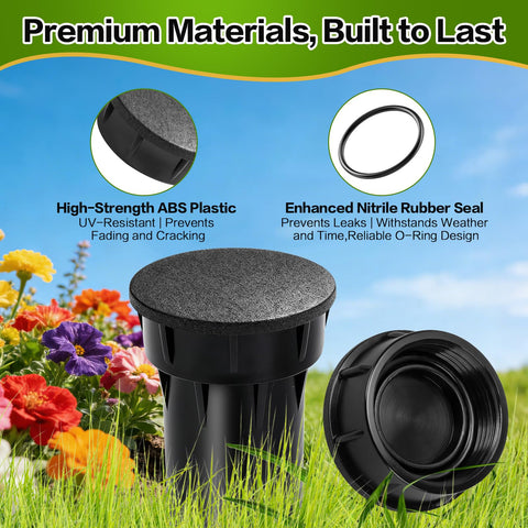 YGUAYINGC head protection cap keeping dirt out of unused Hunter Pro heads