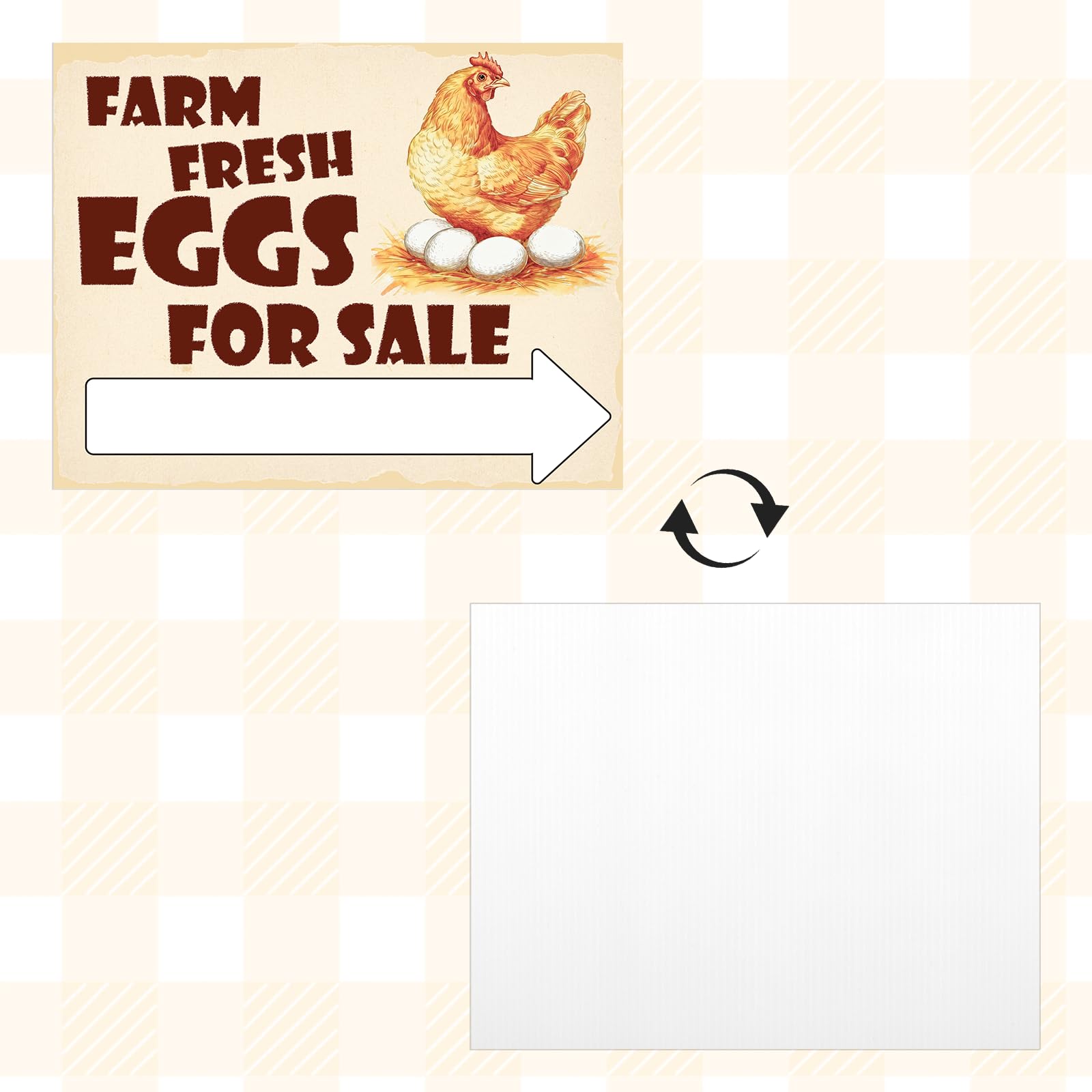 ygzQibhg easy install eggs sign for quick setup on farms and markets
