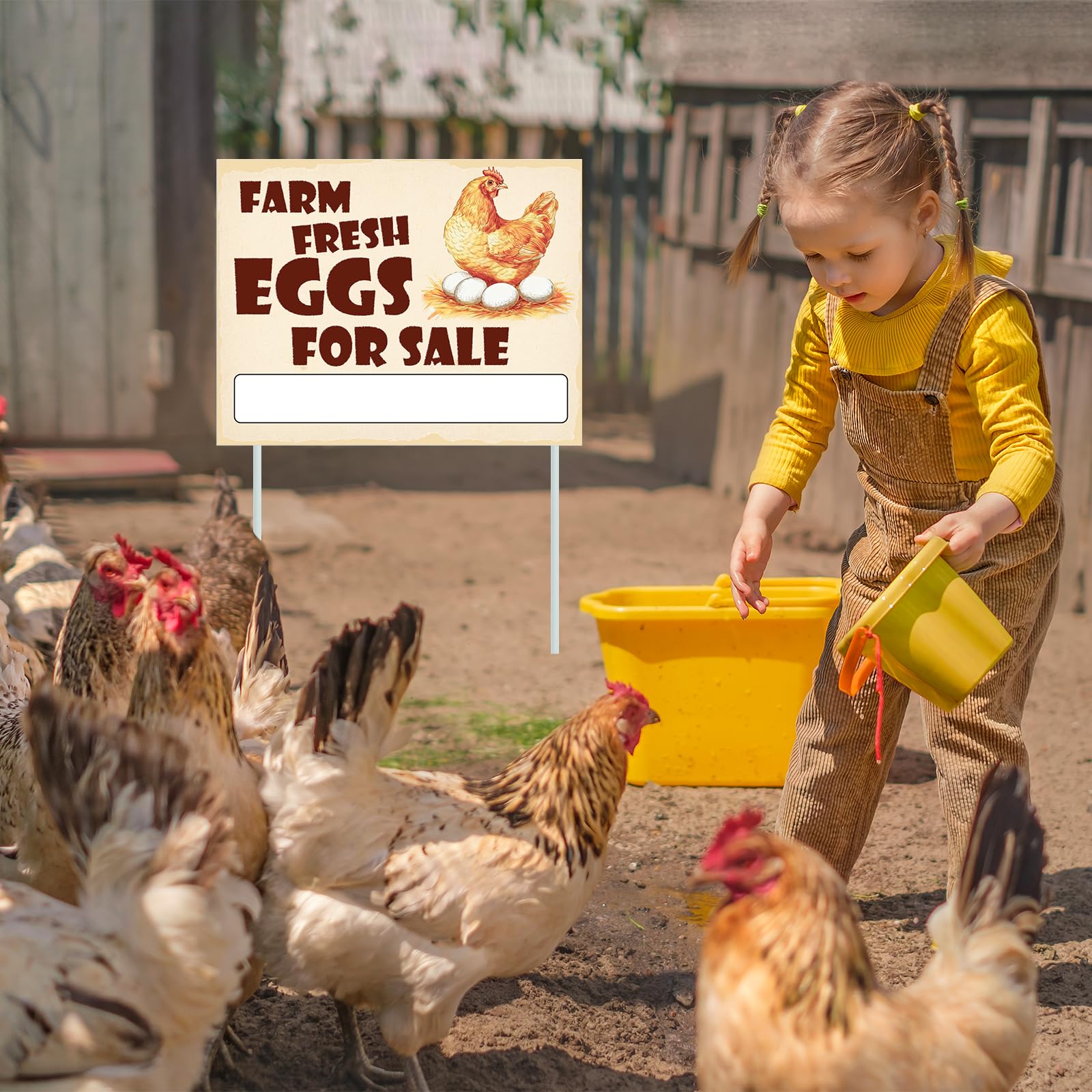 ygzQibhg vintage style eggs sign adds charm to farm storefronts