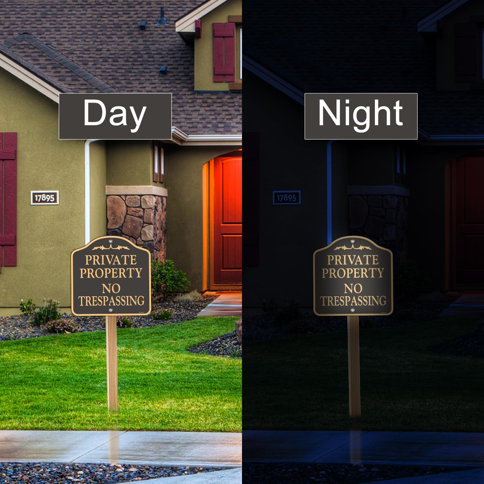 Pre-drilled holes enable quick installation on YHAIATTA signs.