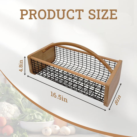YHAOZE harvest basket showcases durable materials for long lasting outdoor use