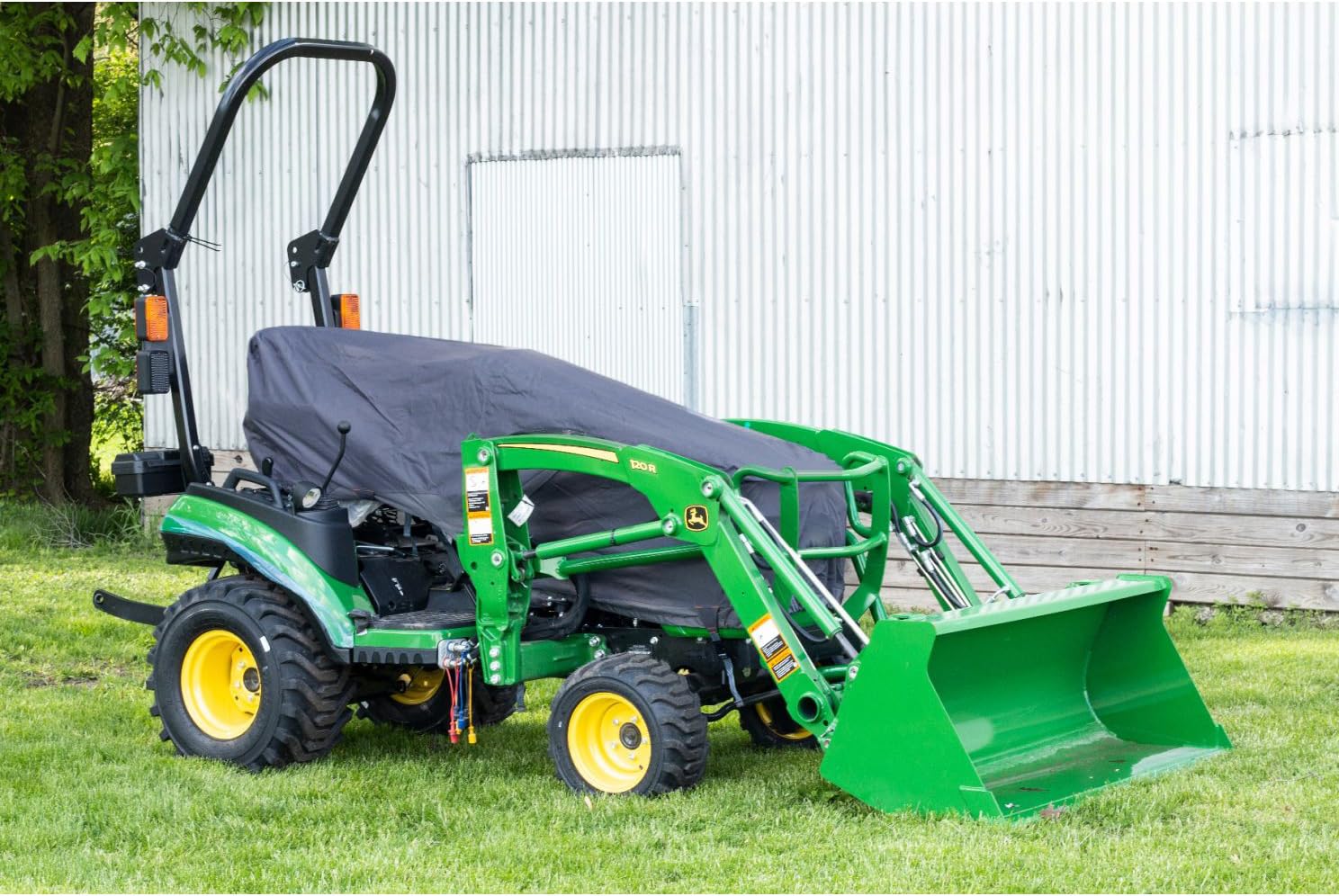 YHINGG cowling cover ready for tractor storage