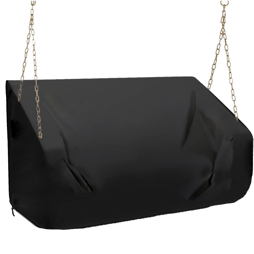 YHINGG porch swing cover 63x28 inch protects outdoor swing from rain and sun.