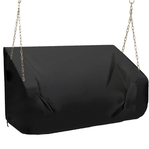 YHINGG porch swing cover 63x28 inch protects outdoor swing from rain and sun.
