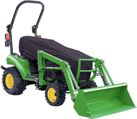 YHINGG tractor cover on Kubota protecting from rain