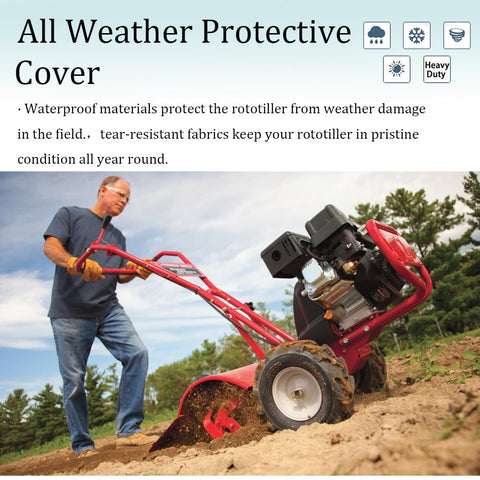 YHINGG universal-fit tiller cover fits most models around 46 by 22 inches