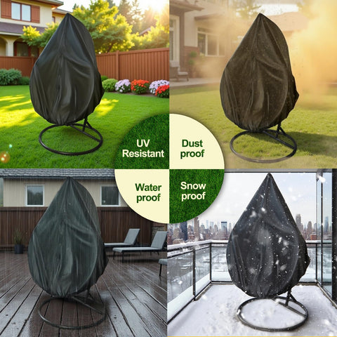 YHLOJIX fits most 75x45 inch hanging egg chairs with stand.