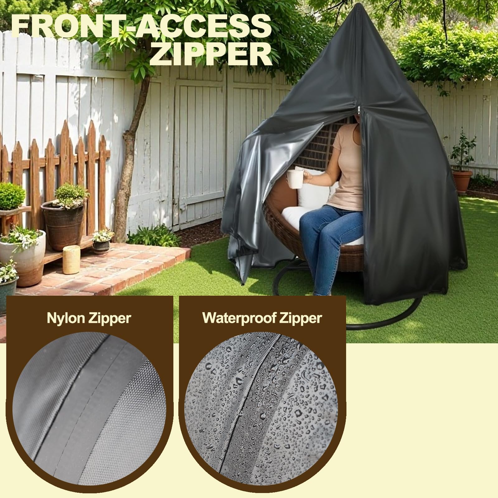 YHLOJIX silver PU coated Oxford fabric guarding color and fade.