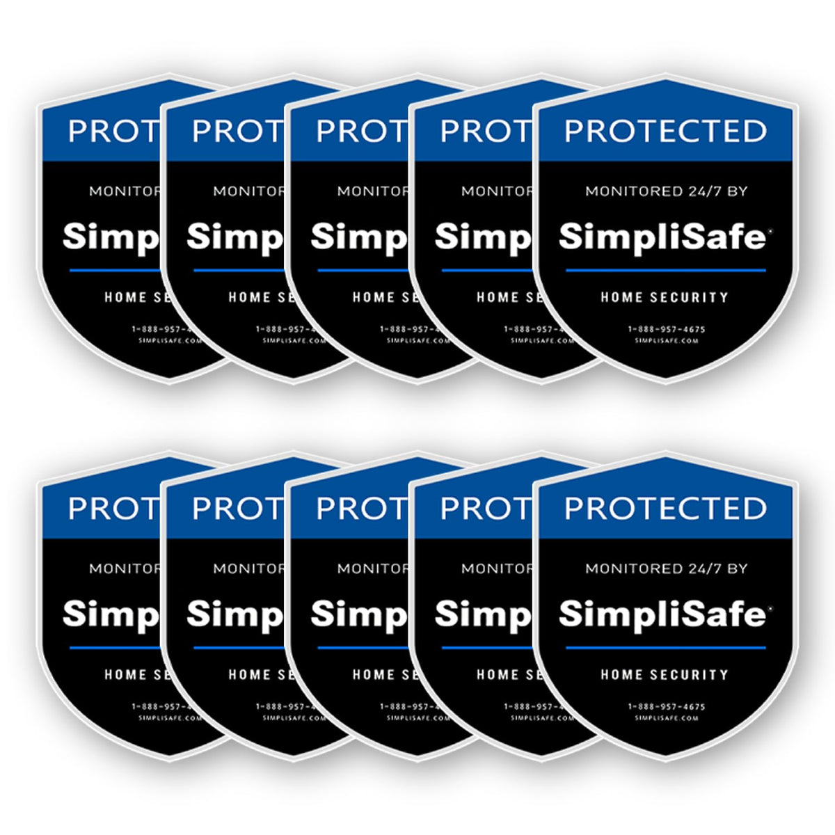 YHMYOALU door/window alarm decal boosts deterrence for home entrances.
