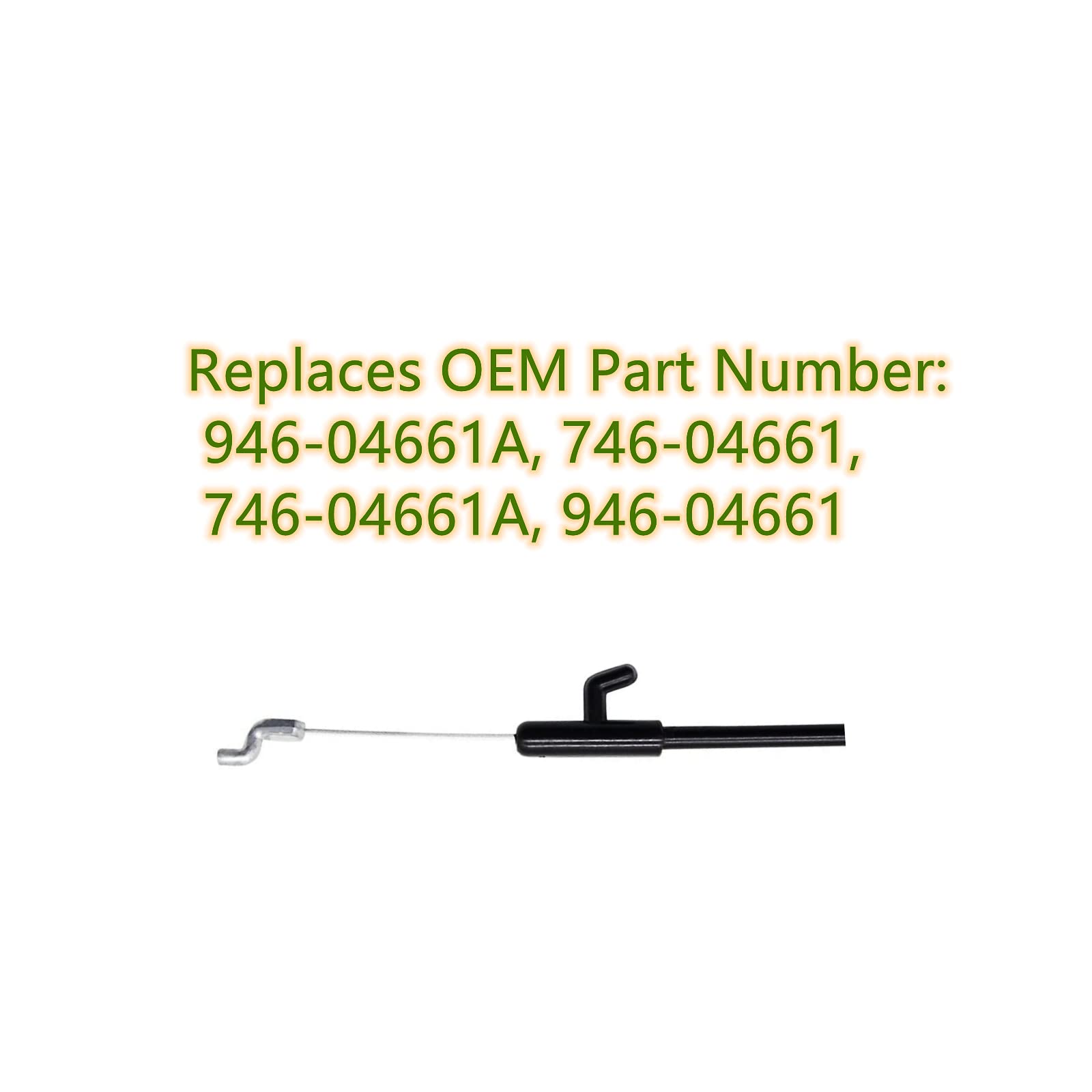 yhoparts cable fits MTD, Troy-Bilt, Craftsman, and more for versatile mower repair