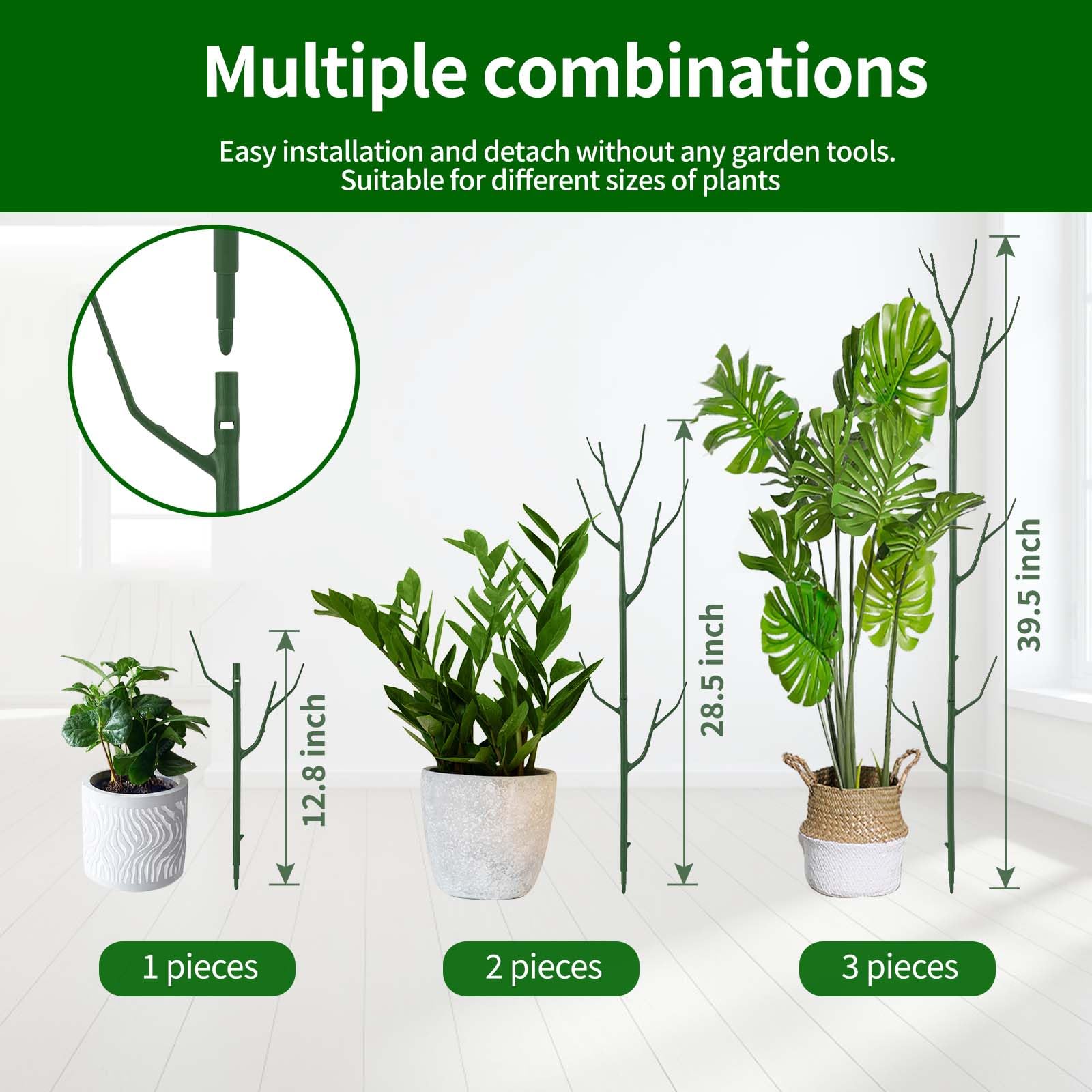 Yhtpouqe plant clips secure stems without bulky hardware.