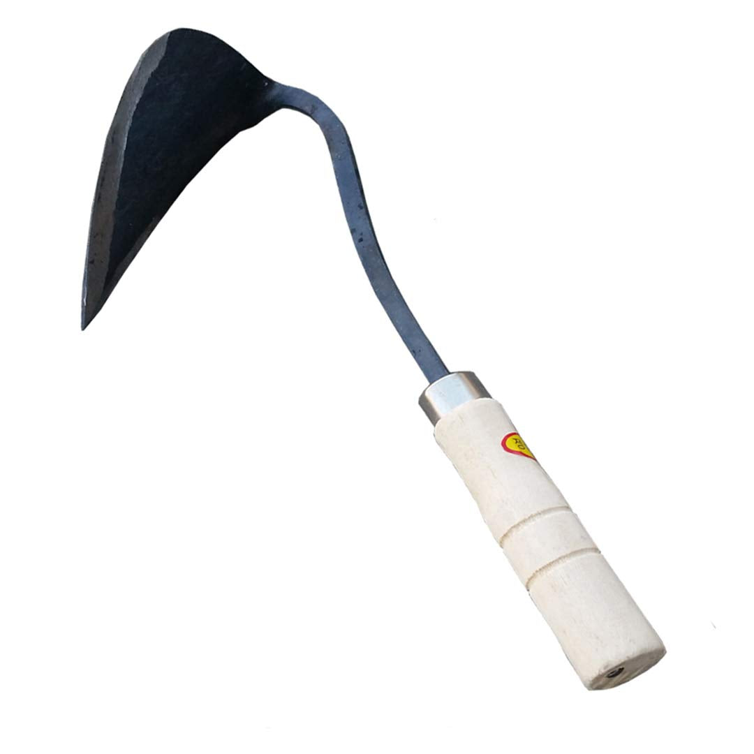 YHTWIN HANSHIN forged blade with wooden handle for precise weeding