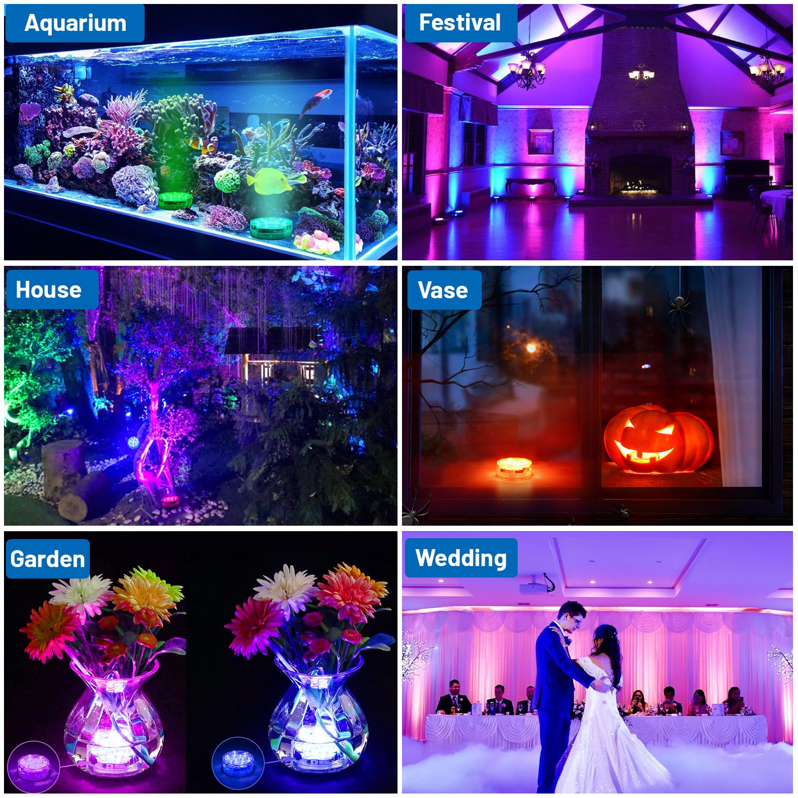 YiaMia decorative LED tea light for centerpieces and decor