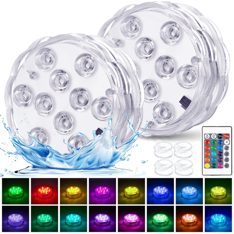 The YiaMia hot tub lights 2-pack for ambient color and easy control