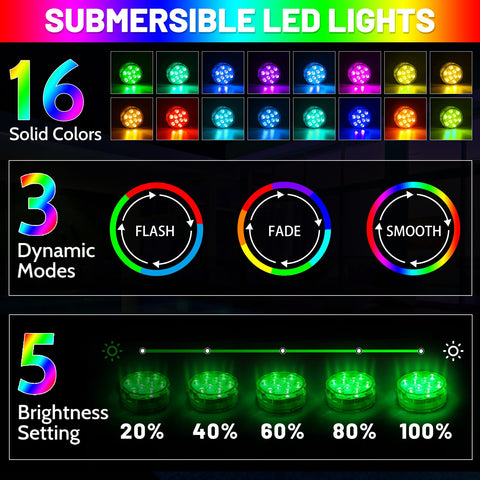 YiaMia LED pool light remote enabling simple color changes
