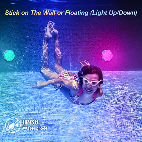 YiaMia pond fountain light highlights water features