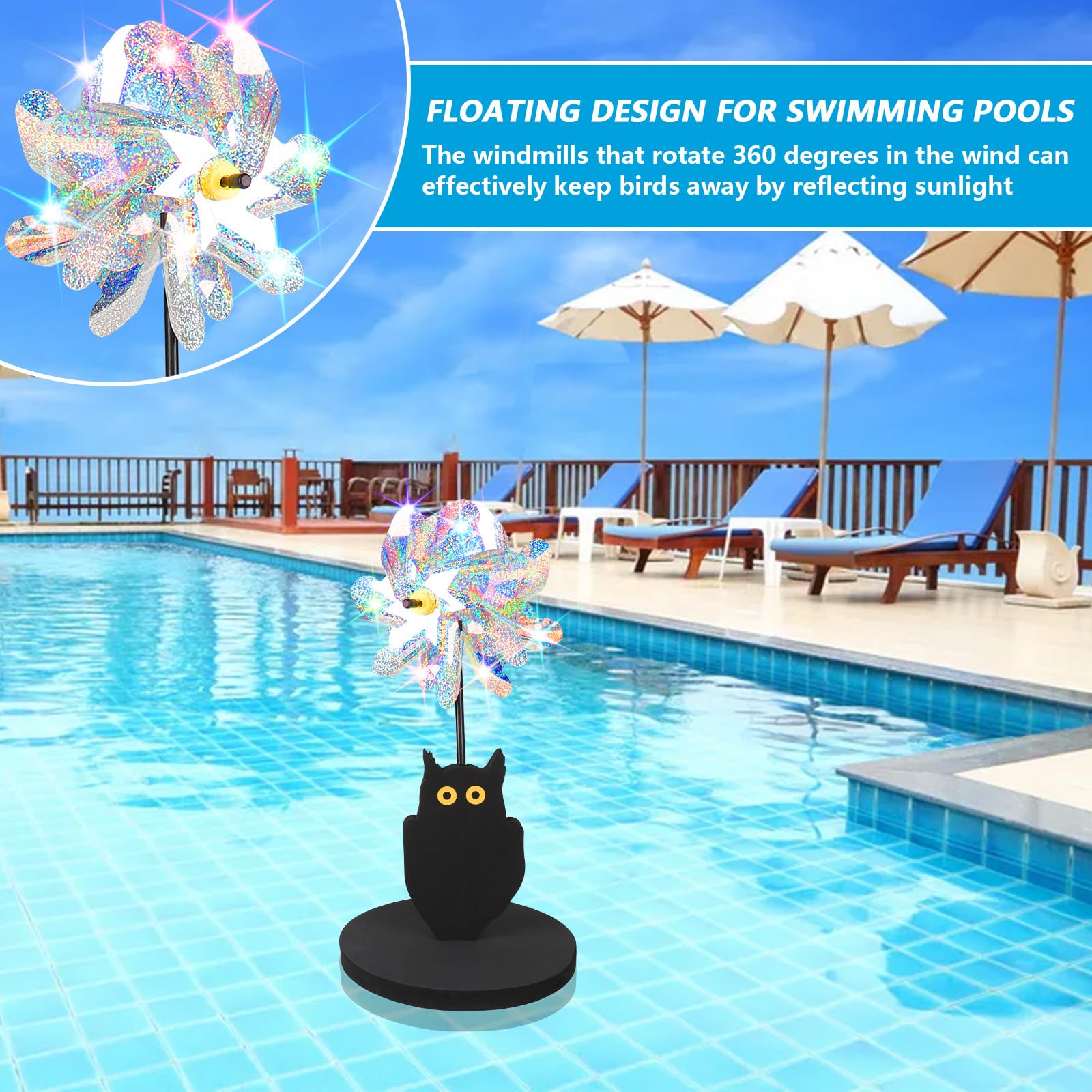 YIBOBO rotates 360 degrees to maximize visibility from all angles
