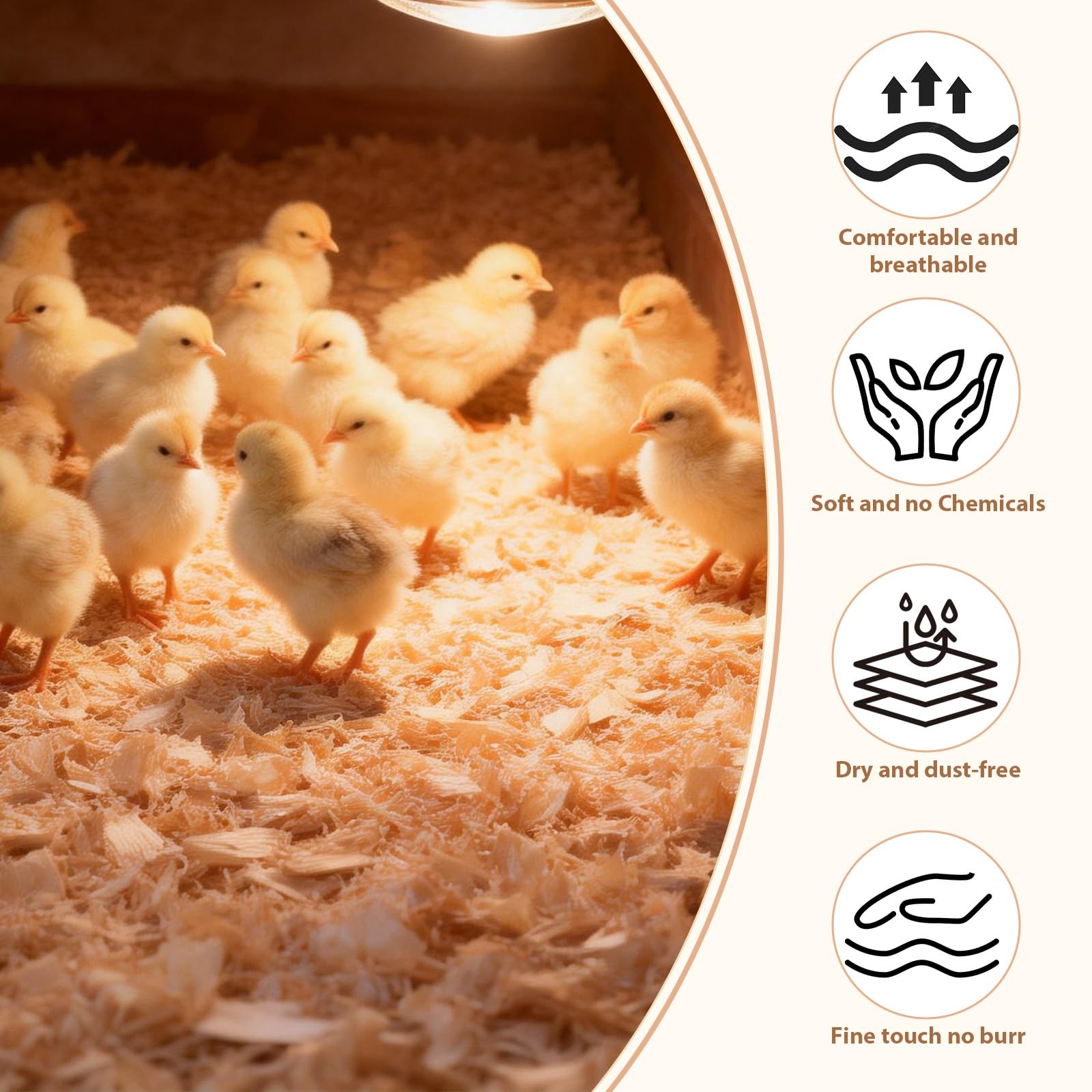 YIBOBO multi-use bedding suits chicks and small pets with simple disposal.