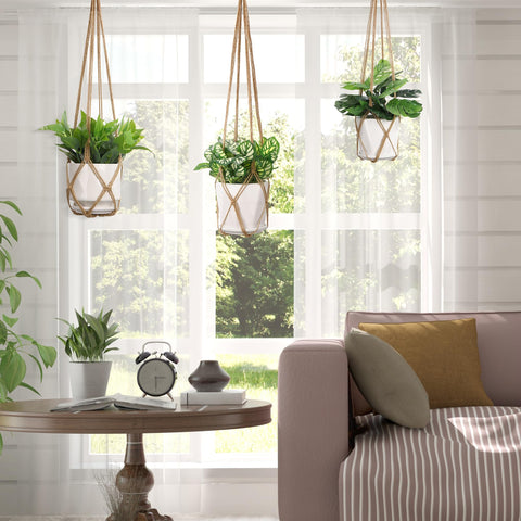 YIBOT Macrame Hanger suitable for indoor and outdoor setups
