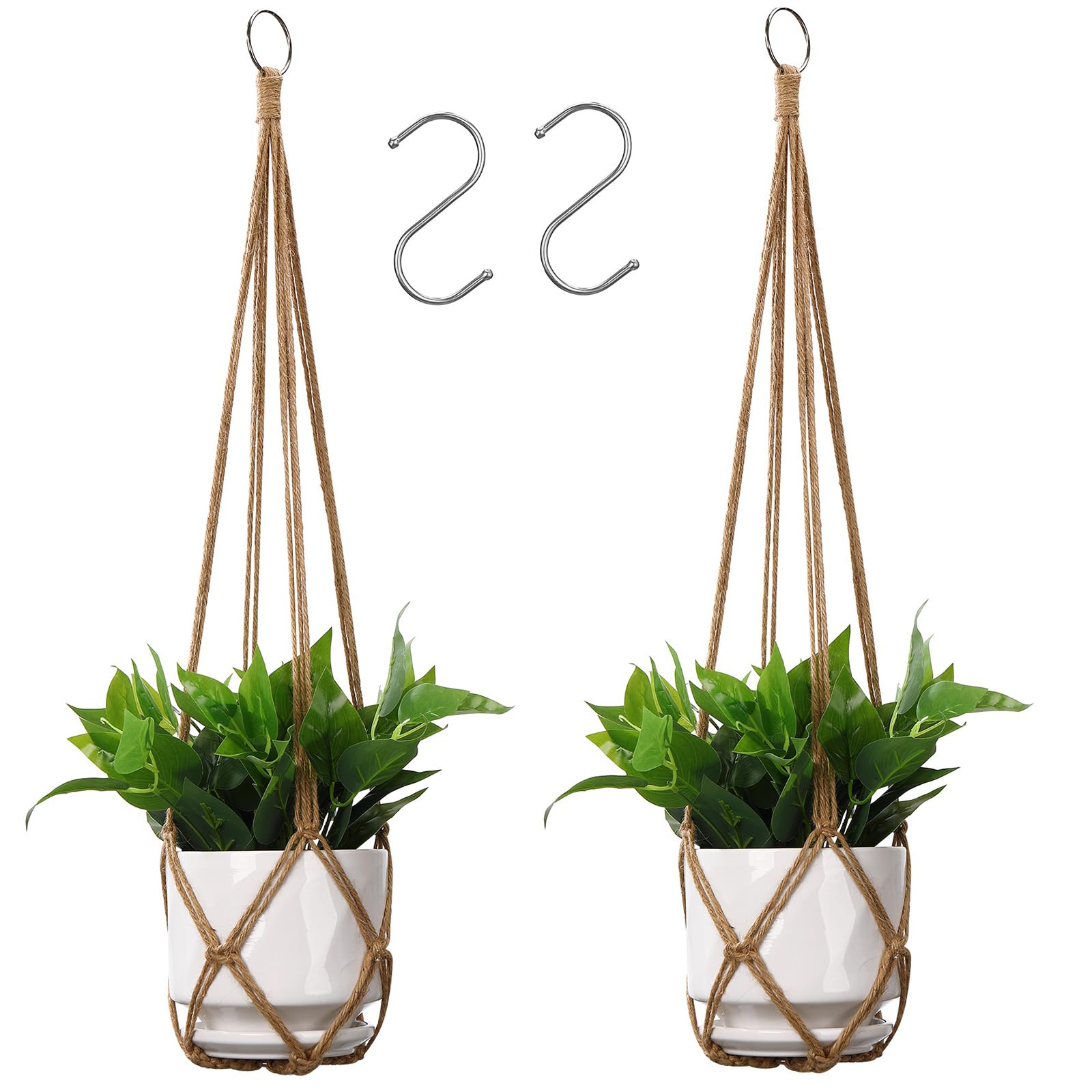 YIBOT macrame hanger set makes a thoughtful housewarming gift.