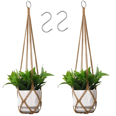 YIBOT macrame hanger set makes a thoughtful housewarming gift.