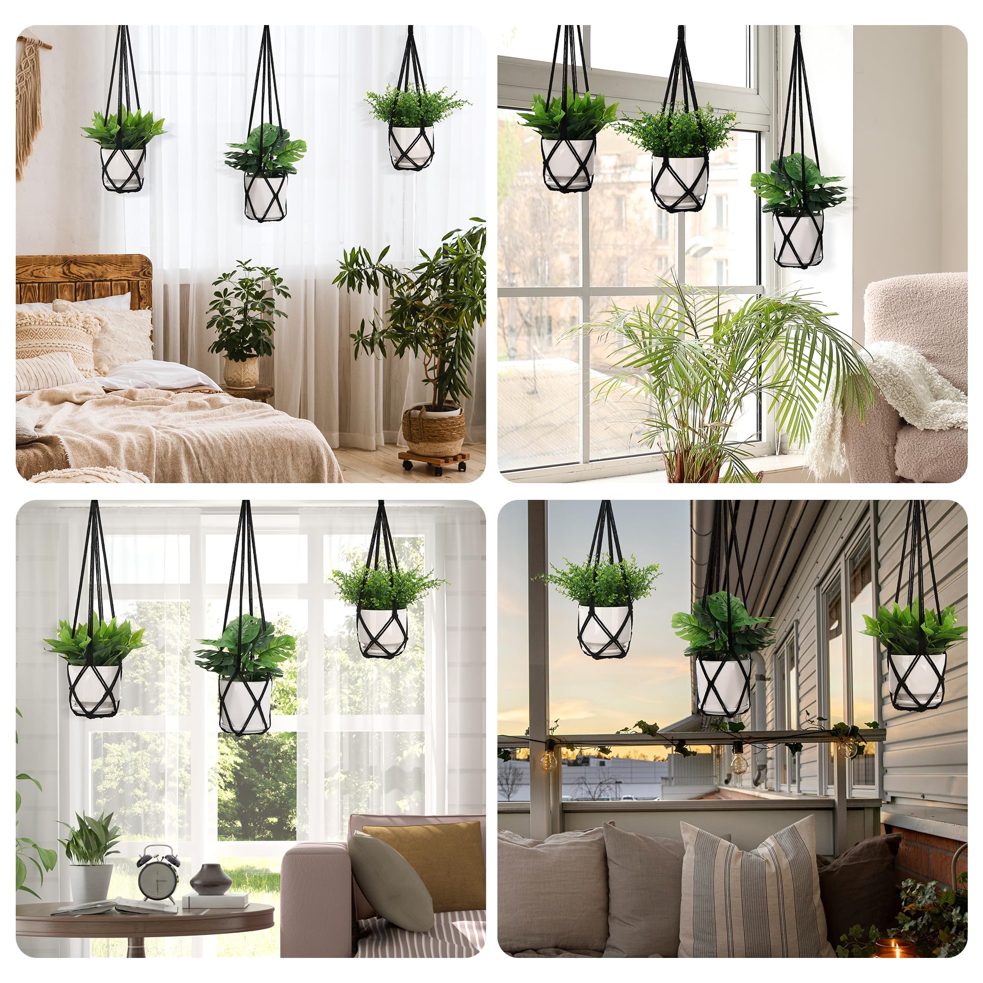 YIBOT packaging image shows gift-ready plant hanger set.