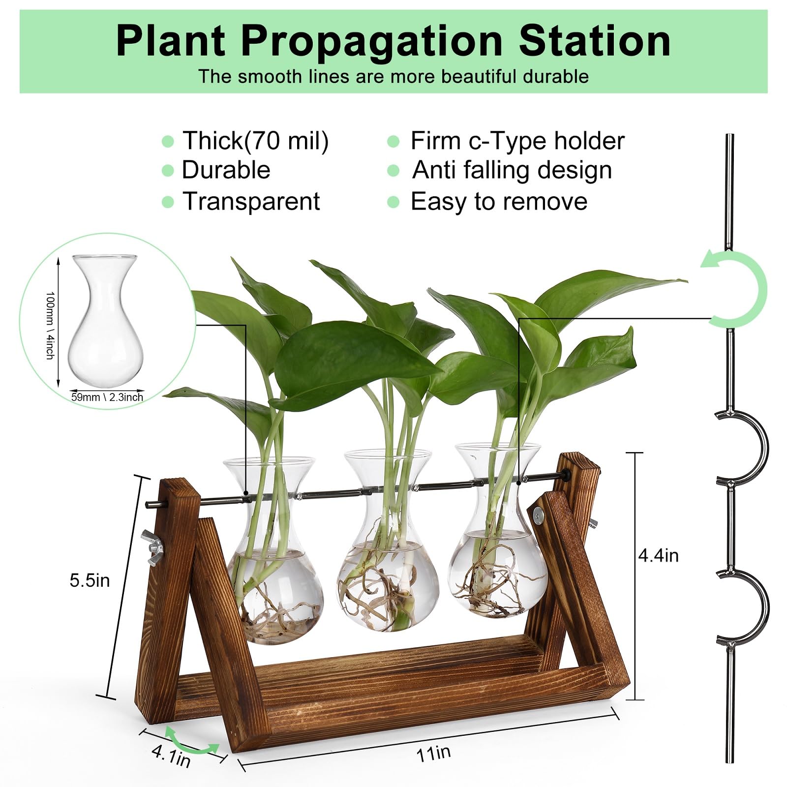 YIBOT C-shaped bracket enabling quick water changes