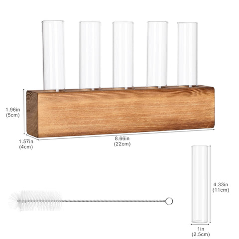 YIBOT test tubes on display for desktop plant propagation and organization