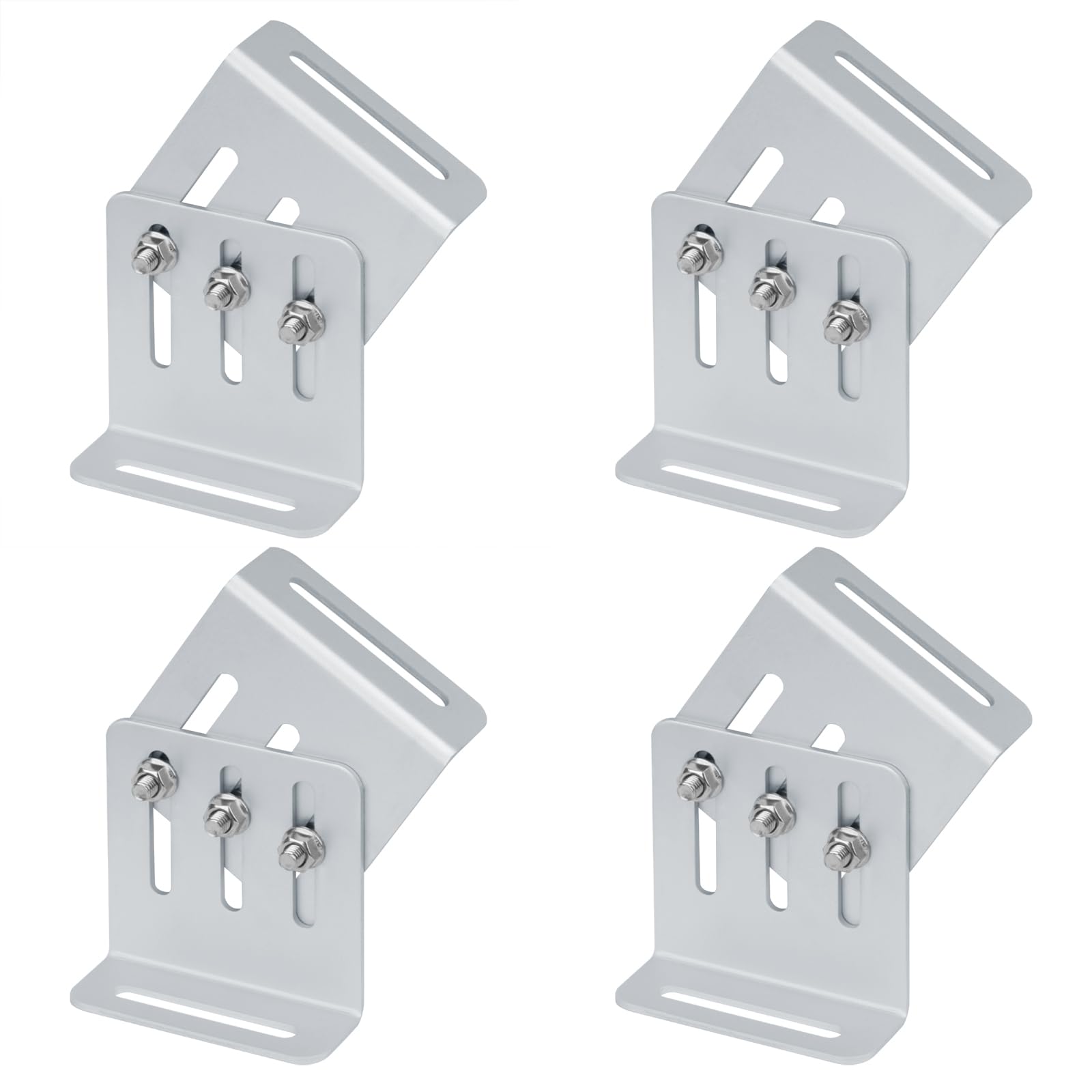YIDU69Q solar tilt mount bracket for 4-7 inch panels, adjustable for optimal alignment