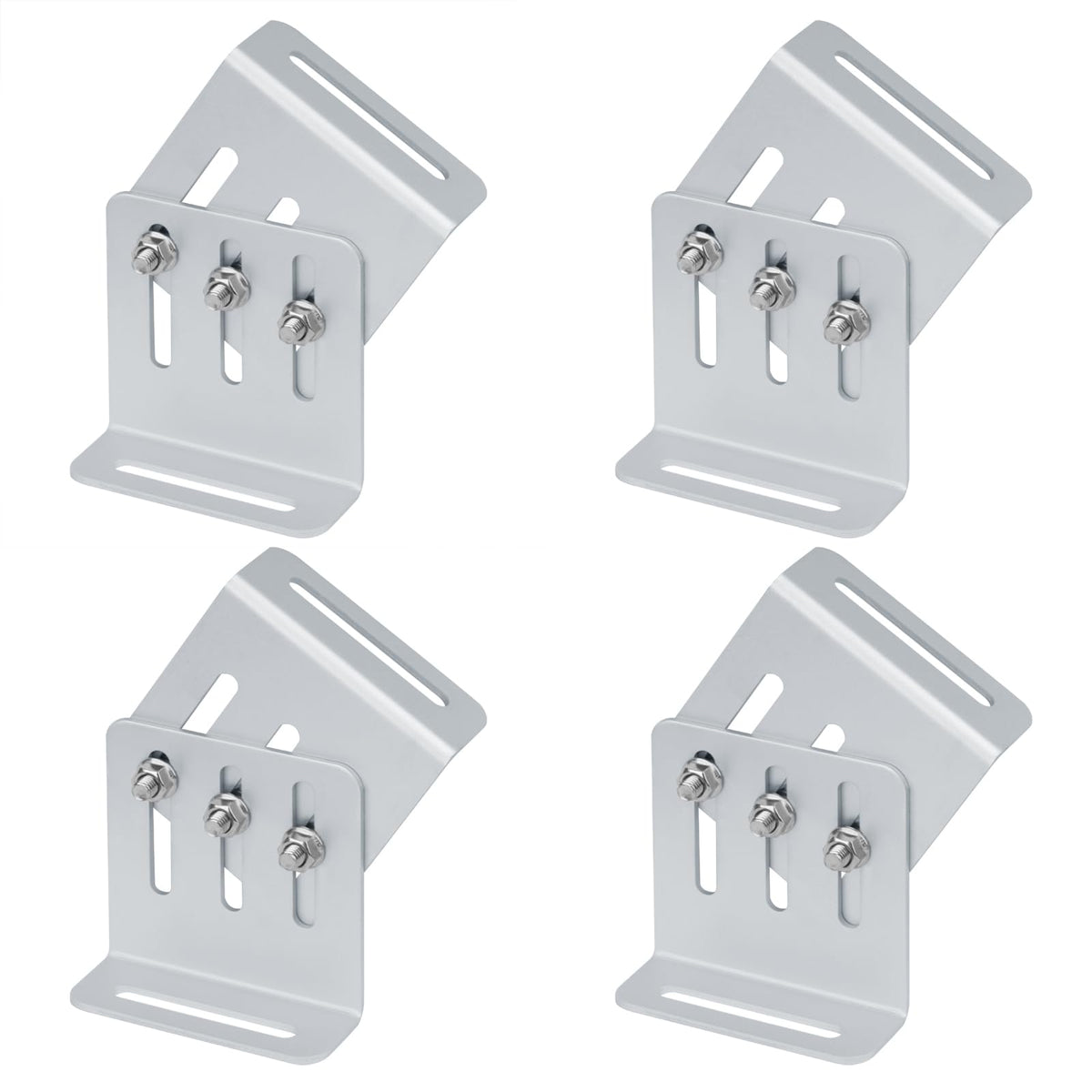 YIDU69Q solar tilt mount bracket for 4-7 inch panels, adjustable for optimal alignment