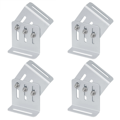YIDU69Q solar tilt mount bracket for 4-7 inch panels, adjustable for optimal alignment