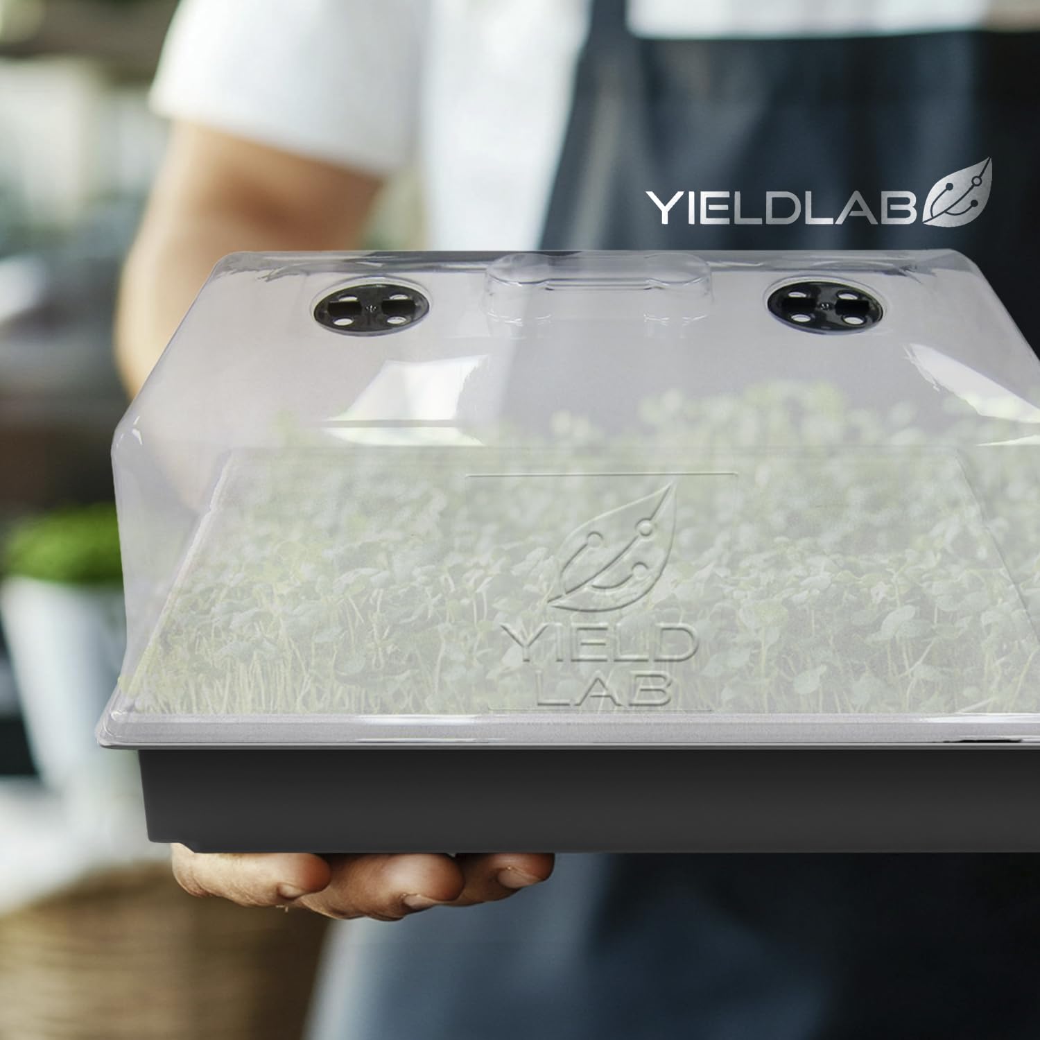 Yield Lab 7-inch dome completes your setup with trays and heat mats