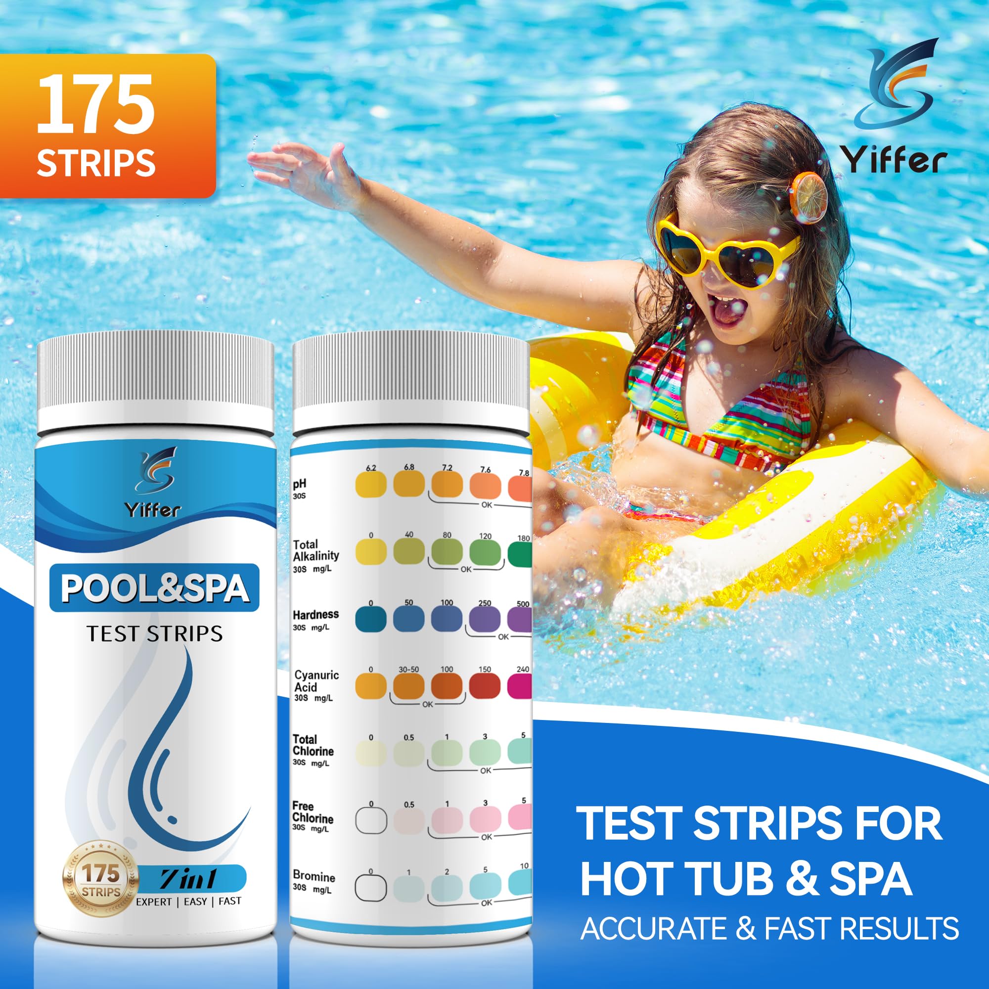 Yiffer 7-in-1 analysis saves time in pool or spa maintenance