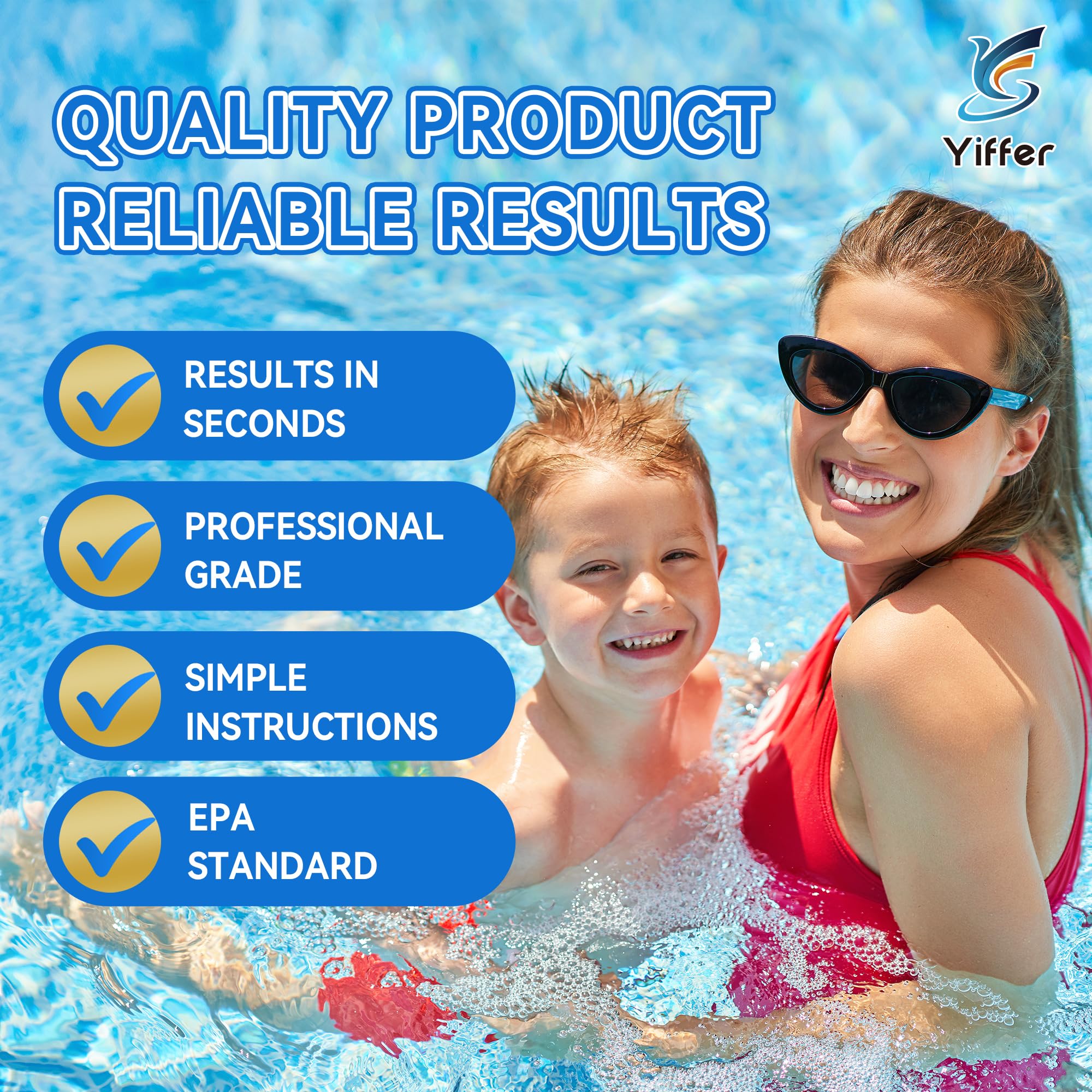 Yiffer bromine and chlorine readings help balanced sanitizer levels