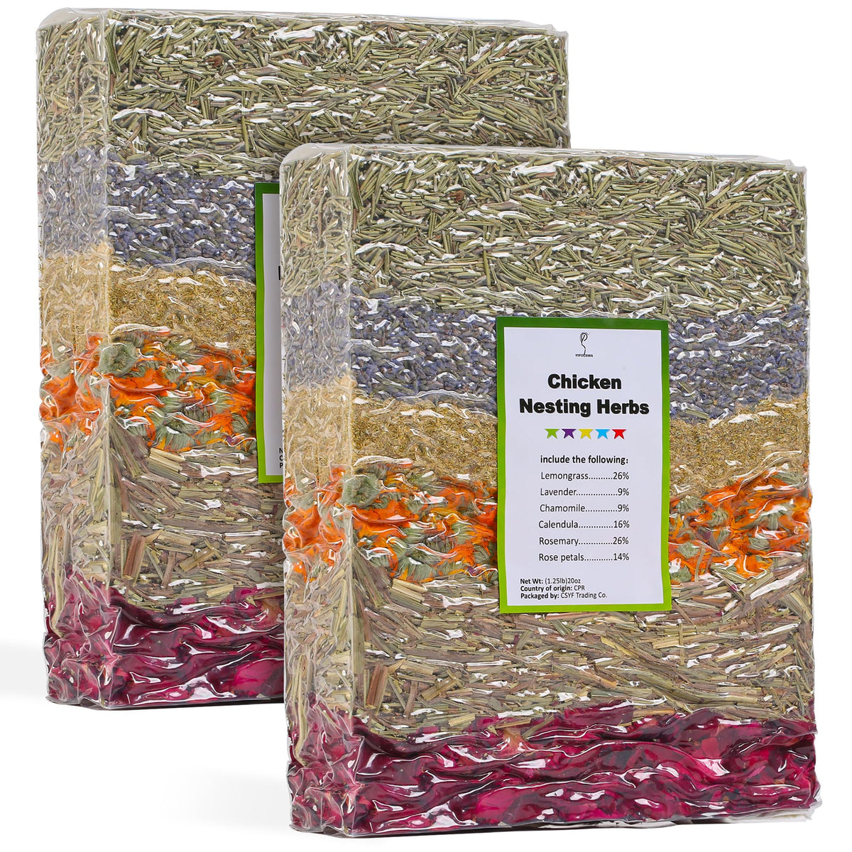 YIFULOWA chicken nesting box herbs 40oz pack preserves freshness for happier hens.