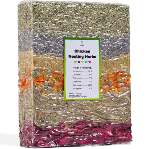 YIFULOWA nesting box herbs with calendula chamomile for calm hens