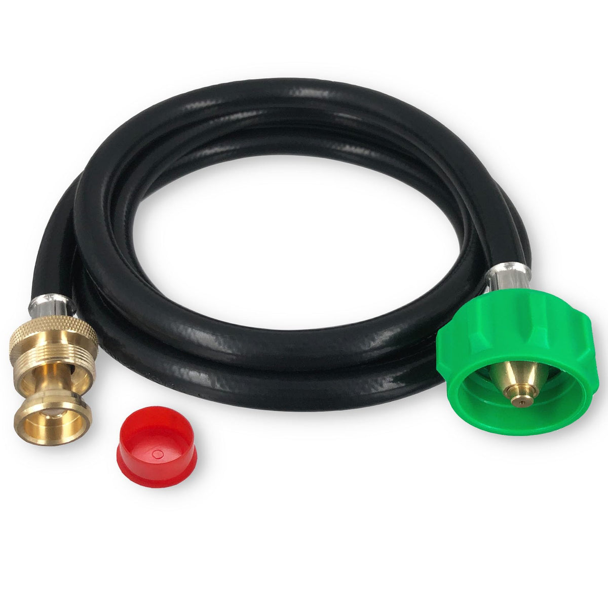 Yigiao Weber adapter hose 6ft connection enables longer outdoor grilling sessions