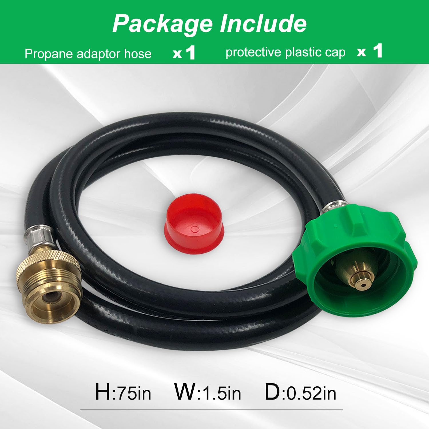 Yigiao Weber Q series hose with brass fittings for secure leak-free setup