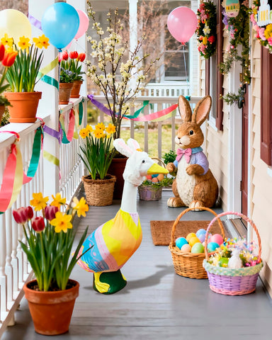Yigney porch decor piece doubles as a thoughtful gift for spring celebrations.