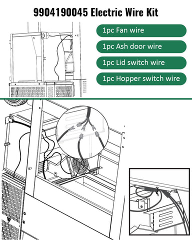 YIGUCS fan mounting screws for easy Masterbuilt installation