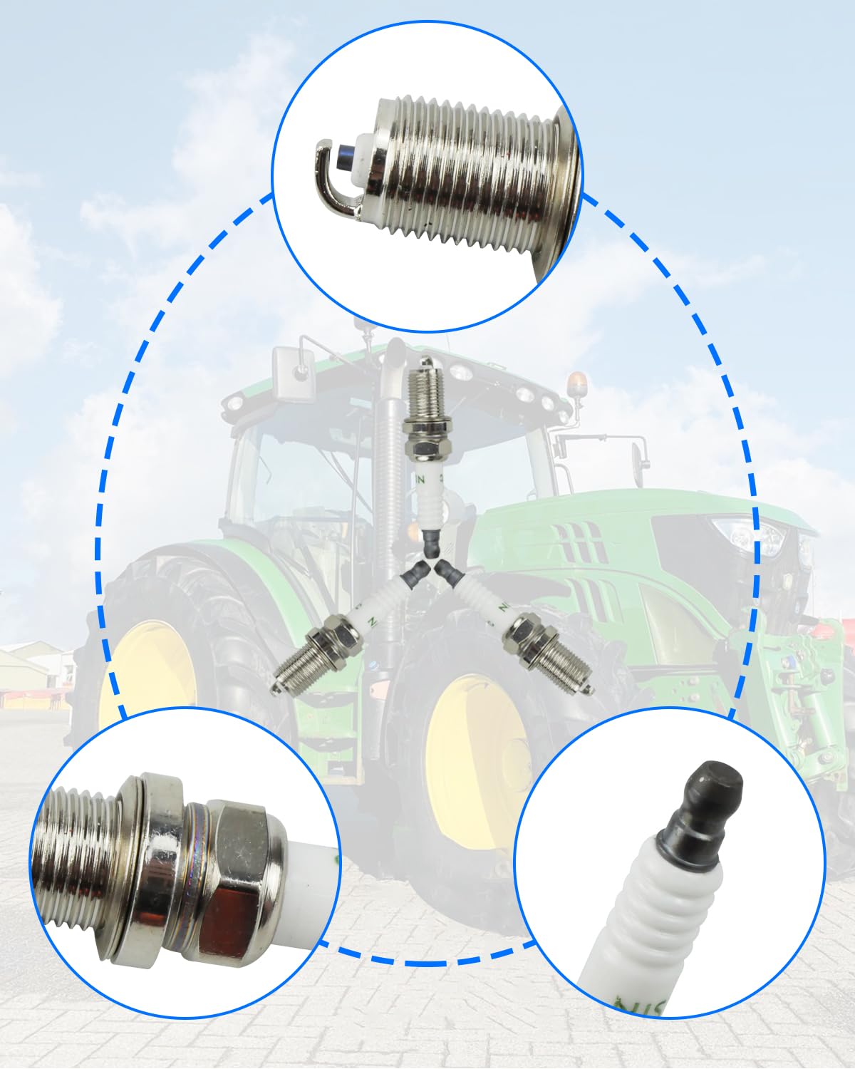 YIGUCS RC12YC compatibility range with Briggs, Kohler, John Deere and more.