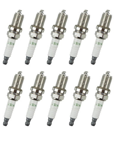YIGUCS RC12YC spark plug close-up of ceramic tip for reliable ignition.