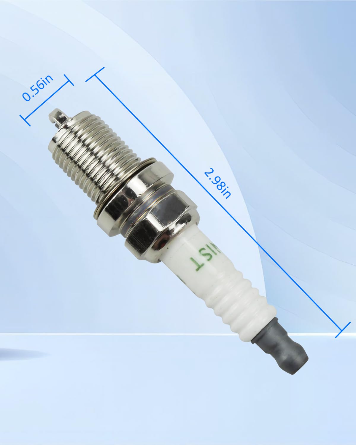 YIGUCS RC12YC spark plug installed in engine for smoother starts.