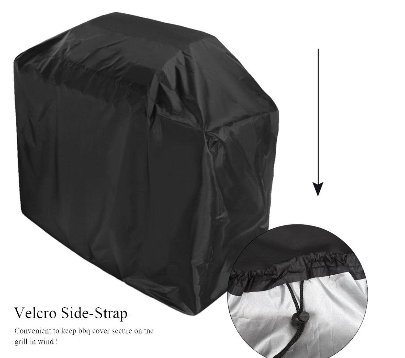 YIHAOBOX grill cover side ventilation holes reduce moisture buildup
