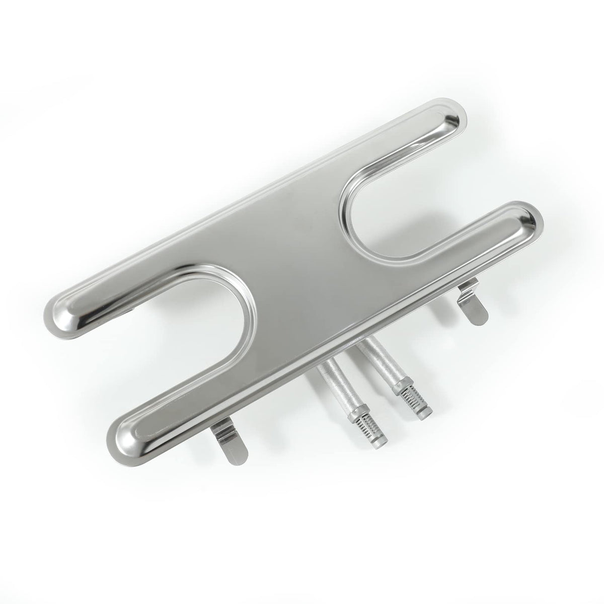 YIHAM H-Type dual-control burner front view, showcasing durable 430 stainless steel construction.