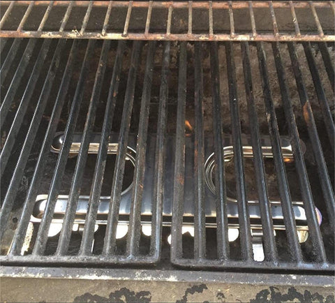 YIHAM universal H-Type burner compatibility chart demonstrates broad grill model fit.