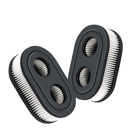 Yihzhong 593260 air filter front view for lawn mowers highlighting shape and filtration potential