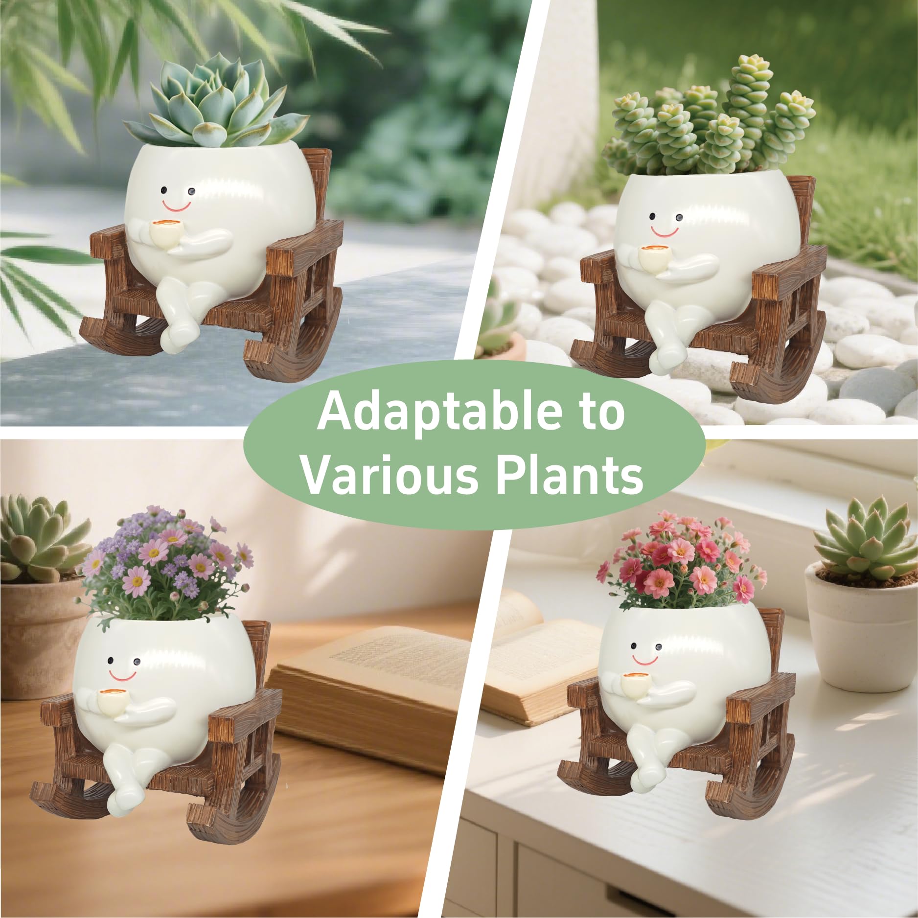 Yiilead giftable plant pot makes a delightful present for plant lovers